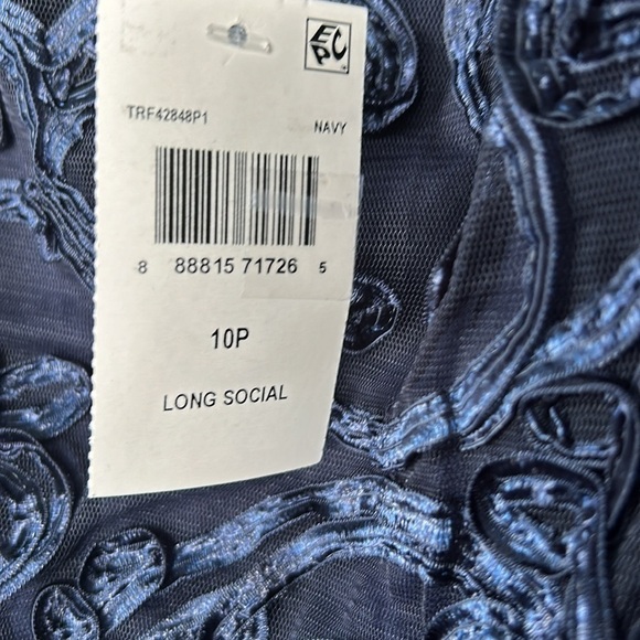 Connected Apparel Womens Textured Ruched Semi-Formal Dress - Picture 5 of 12